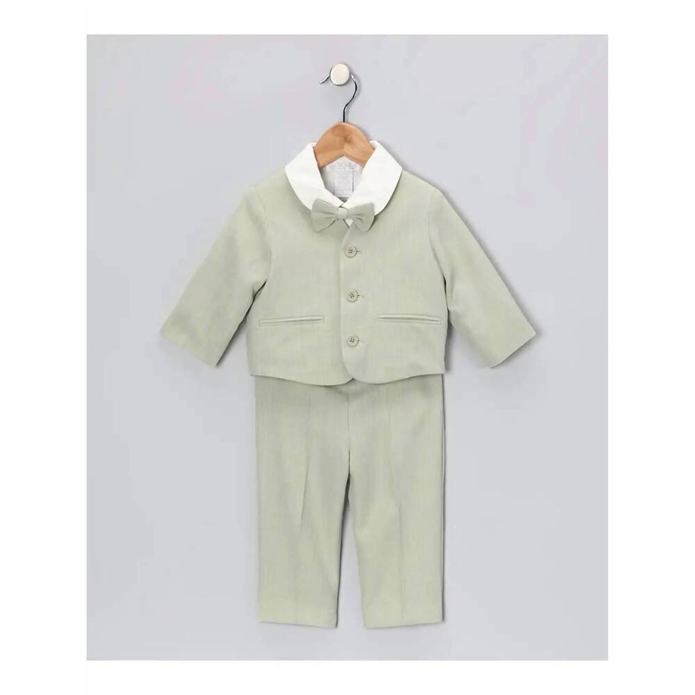 NEW SWEET KIDS boy's baby eaton suit set in green